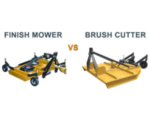 Finish Mower Vs Brush Cutter