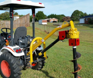Compact Tractor Post Hole Digger